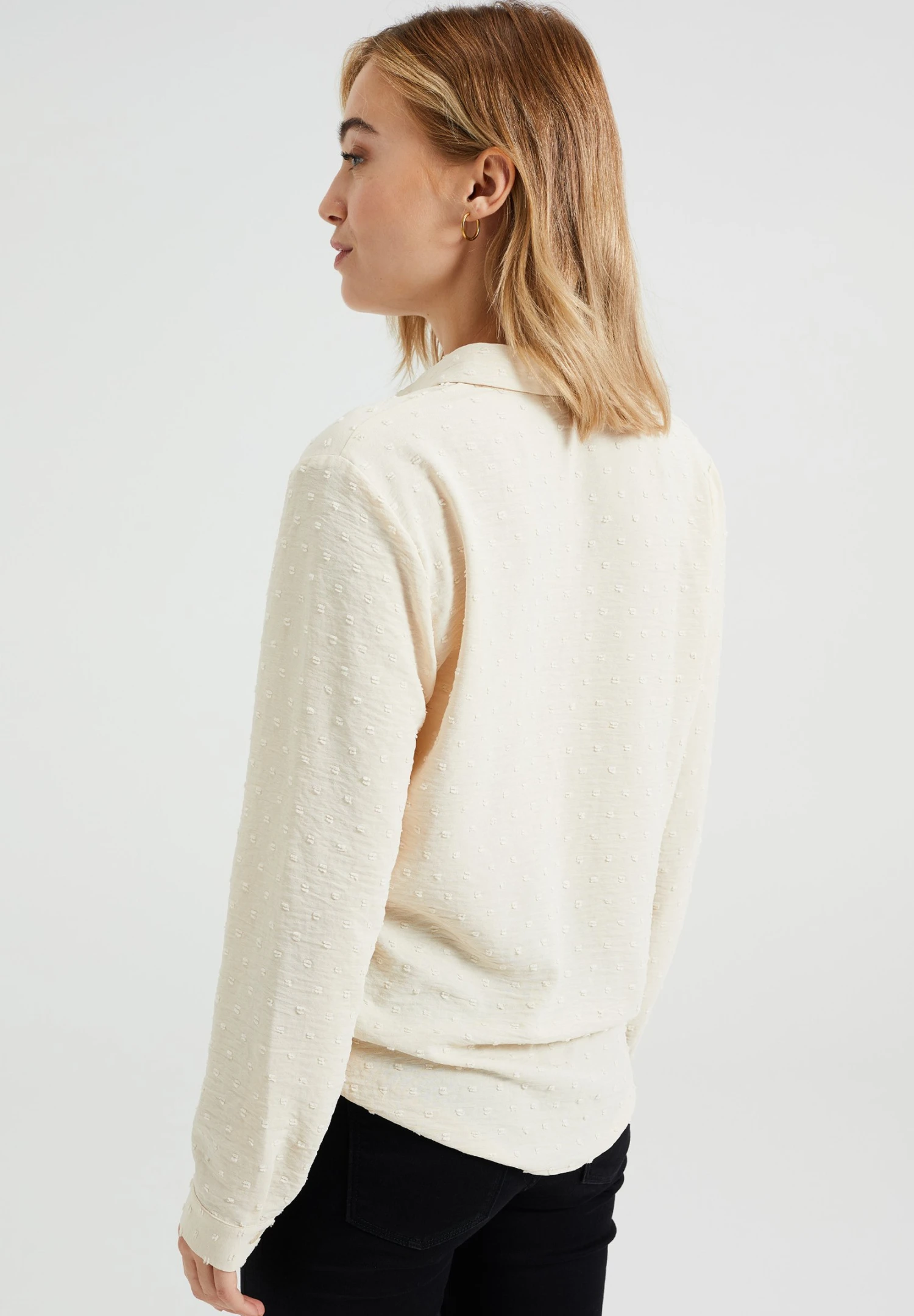 WE FASHION Met Structuur - Chemisier - White 5 WE FASHION Met Structuur - Chemisier - White – Image 3