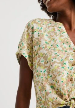 WE FASHION Met Dessin - Blouse - White 8 WE FASHION Met Dessin - Blouse - White -We Fashion Soldes Boutique 7a0eb471326a404496bfacda38142414