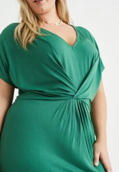 WE FASHION Curve - Robe De Jour - Green -We Fashion Soldes Boutique 7b60b145df494eb49878e41e8440bc6d