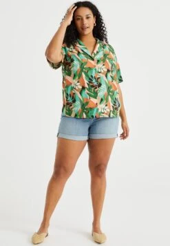 WE FASHION Met Dessin - Chemisier - Multi Coloured -We Fashion Soldes Boutique 7bbcaa27a4c24979943d35073708f4ff