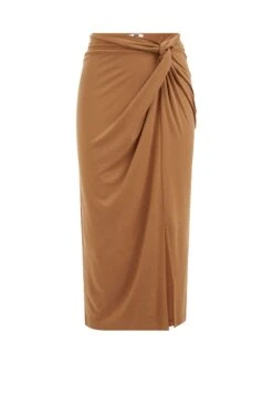 WE FASHION Jupe Crayon - Brown -We Fashion Soldes Boutique 7d371e0315ff4836b91d3521ad5636a0