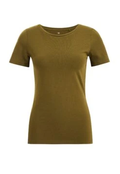 WE FASHION Aus Bio - T-Shirt Basique - Green -We Fashion Soldes Boutique 7ec375207f3742c7ba13962275665966
