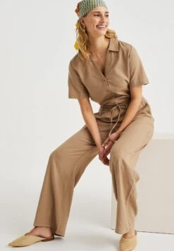 WE FASHION Van Mix - Chemisier - Beige -We Fashion Soldes Boutique 809b198add2245608206999f9947eaa1