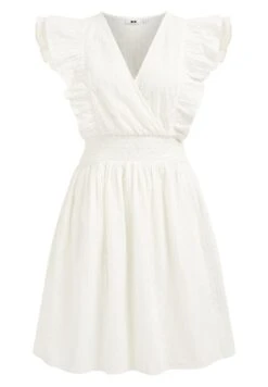 WE FASHION Met Broderie Anglaise - Robe De Jour - White 13 WE FASHION Met Broderie Anglaise - Robe De Jour - White -We Fashion Soldes Boutique 81862434871341528e92447f252c5fa0