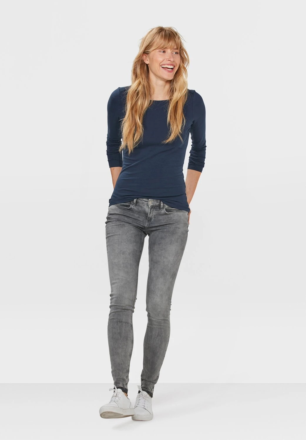 WE FASHION T-Shirt À Manches Longues - Blue 4 WE FASHION T-Shirt À Manches Longues - Blue – Image 2