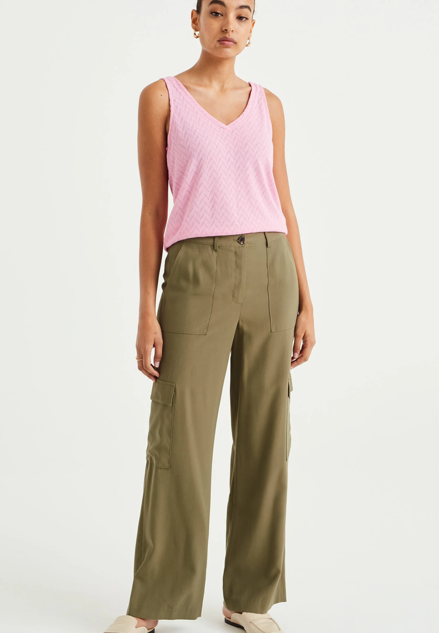 WE FASHION Singlet Met Dessin - Débardeur - Pink 4 WE FASHION Singlet Met Dessin - Débardeur - Pink – Image 2