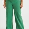 WE FASHION Regular Fit Curve - Pantalon Classique - Green -We Fashion Soldes Boutique 83340b697e6d4387a7588589ef844b29