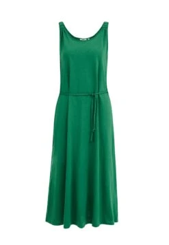 WE FASHION Met Ceintuur - Robe De Jour - Green -We Fashion Soldes Boutique 841525faa547470fbb9376b01faff28c