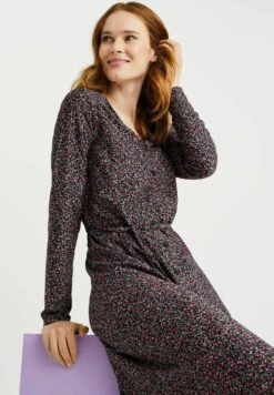 WE FASHION Met Dessin - Robe En Jersey - Green -We Fashion Soldes Boutique 86c2bf4949264519bb20b9ab706765d3