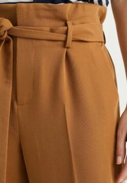 WE FASHION Tapered Fit Met Ceintuur - Pantalon Classique - Brown -We Fashion Soldes Boutique 86e9e5b5b01b4d719d247ddbe317cd4c