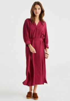 We Fashion Soldes Boutique 8 WE FASHION Met Structuur - Robe De Jour - Violet