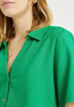 WE FASHION Van Mix - Chemisier - Green -We Fashion Soldes Boutique 89facee8d5cd4d7cb75907703addf865