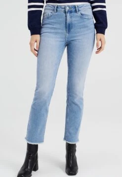 WE FASHION High Rise - Jean Slim - Blue
