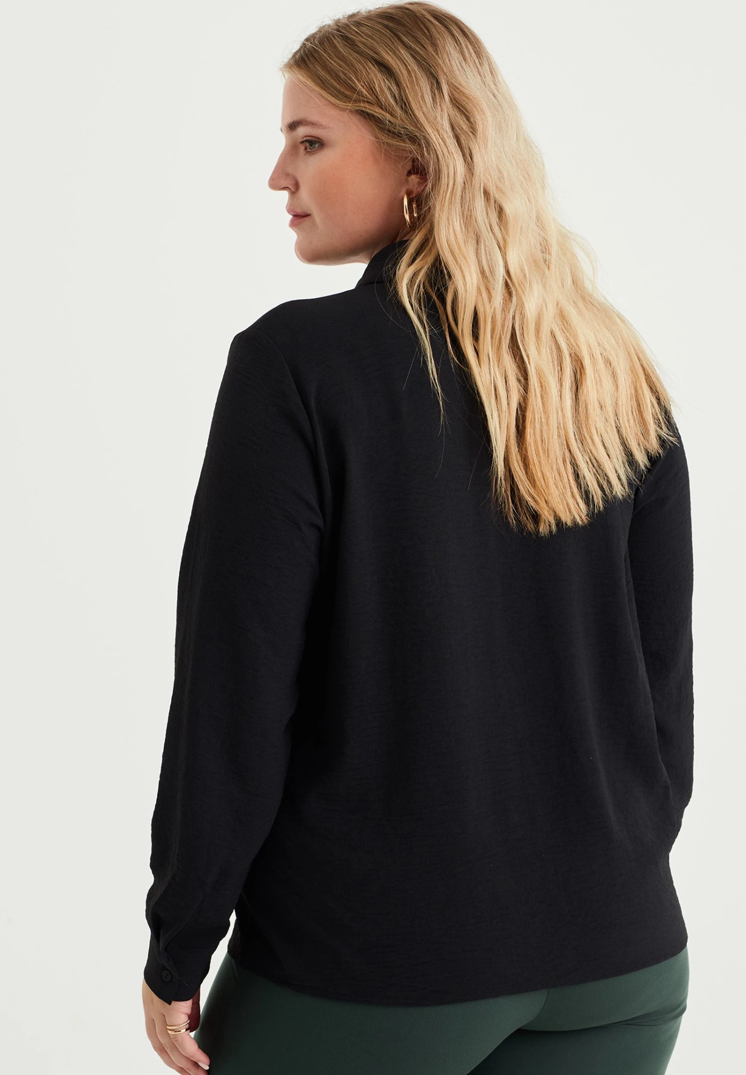 WE FASHION Curve - Chemisier - Black 5 WE FASHION Curve - Chemisier - Black – Image 3