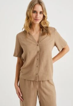 WE FASHION Van Mix - Chemisier - Beige