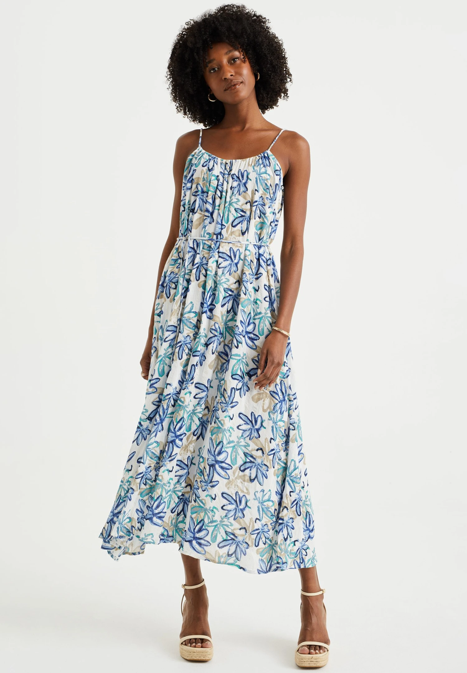 WE FASHION Met Glittergaren - Robe Longue - White 3 WE FASHION Met Glittergaren - Robe Longue - White