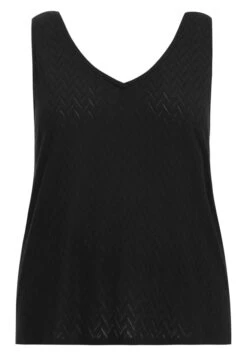 WE FASHION Singlet Met Dessin - Curve - Débardeur - Black -We Fashion Soldes Boutique 97699512830b4bc092dd525d0597ae59