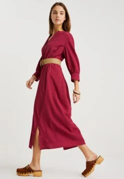 WE FASHION Met Structuur - Robe De Jour - Violet -We Fashion Soldes Boutique 9940fa22a1a94377be100506b0b186e4