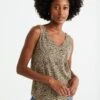 WE FASHION Singlet Met Dessin - Débardeur - Beige -We Fashion Soldes Boutique 9a3974c745c34e53bcf0087b255a53c5