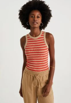 WE FASHION Met Dessin - Débardeur - Red