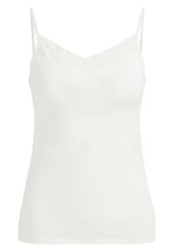 WE FASHION Singlet Van Met Kant - Débardeur - White -We Fashion Soldes Boutique 9ca6b73df2eb45d0a5fd862907d600b5