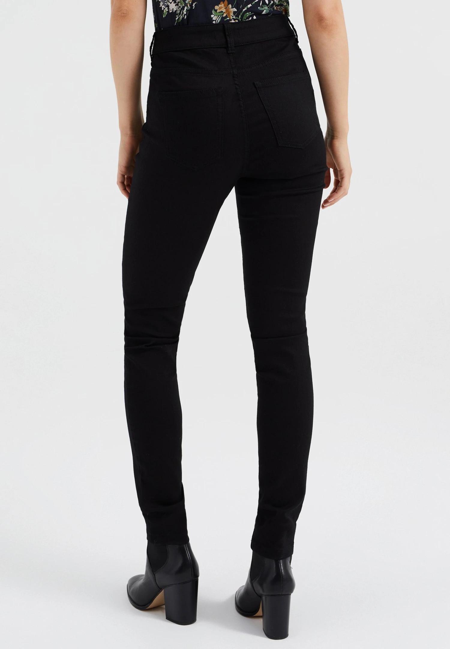 WE FASHION High Waist - Jeans Skinny - Black 5 WE FASHION High Waist - Jeans Skinny - Black – Image 3