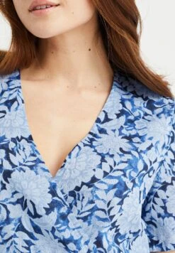 WE FASHION Met Dessin - Blouse - Blue -We Fashion Soldes Boutique a048f5fe646d4968af80aa911f0e8631