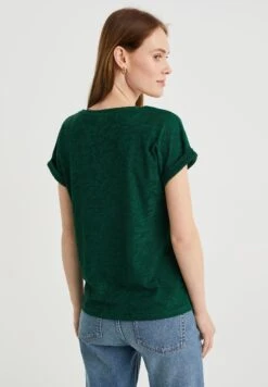 WE FASHION Met Glittergaren - T-Shirt Imprimé - Green -We Fashion Soldes Boutique a25beb4130044fb3ba174bb975474a48