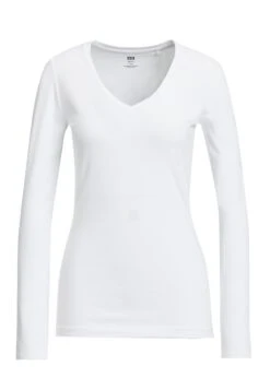 WE FASHION Aus Bio - T-Shirt À Manches Longues - White -We Fashion Soldes Boutique a349ec22aeca46b99b164d4c0a8d367d