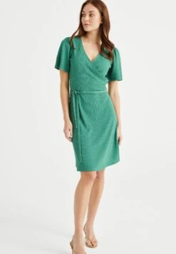 WE FASHION Met Structuur - Robe De Jour - Green