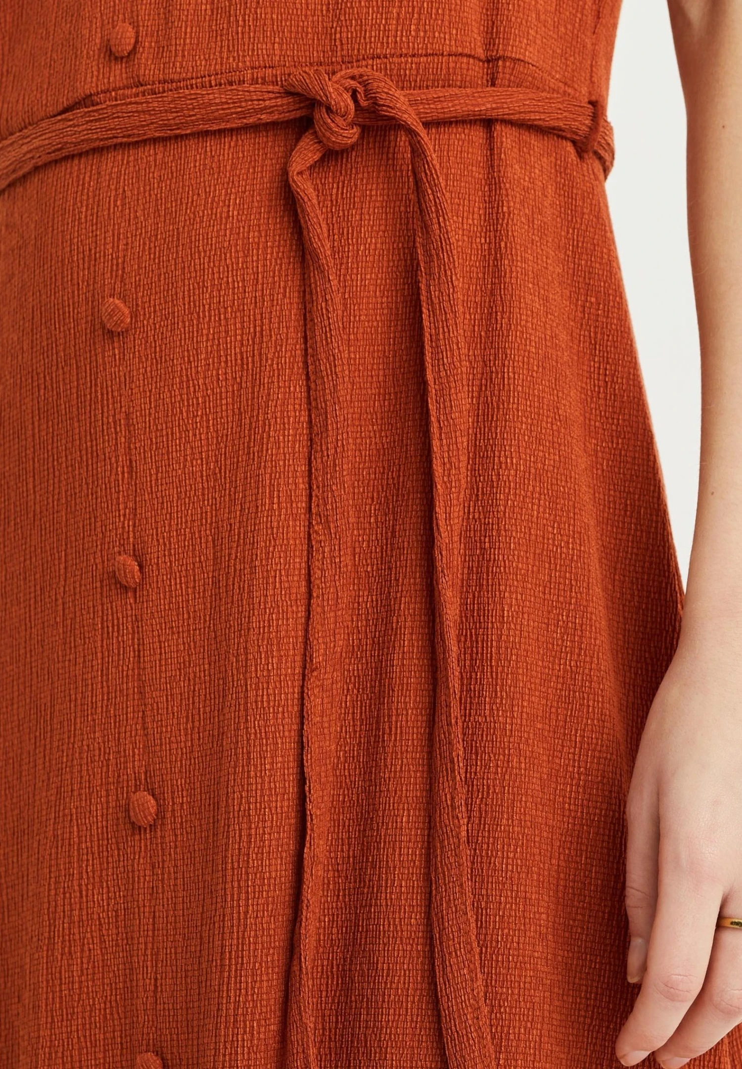 WE FASHION Met Structuur - Robe Longue - Brown 6 WE FASHION Met Structuur - Robe Longue - Brown – Image 4