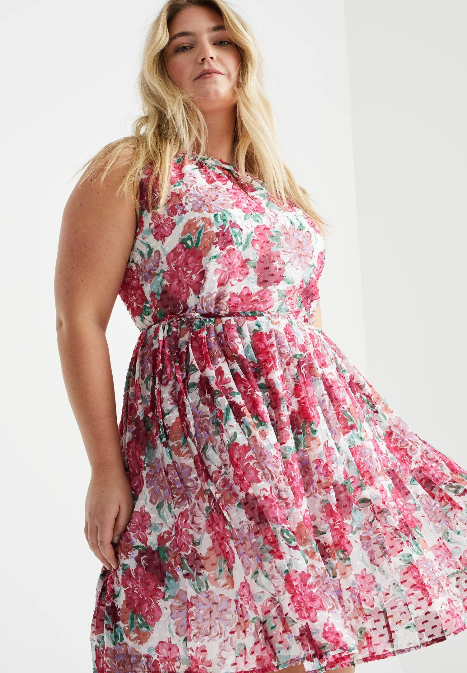 WE FASHION Curve - Robe De Jour - White 5 WE FASHION Curve - Robe De Jour - White – Image 3