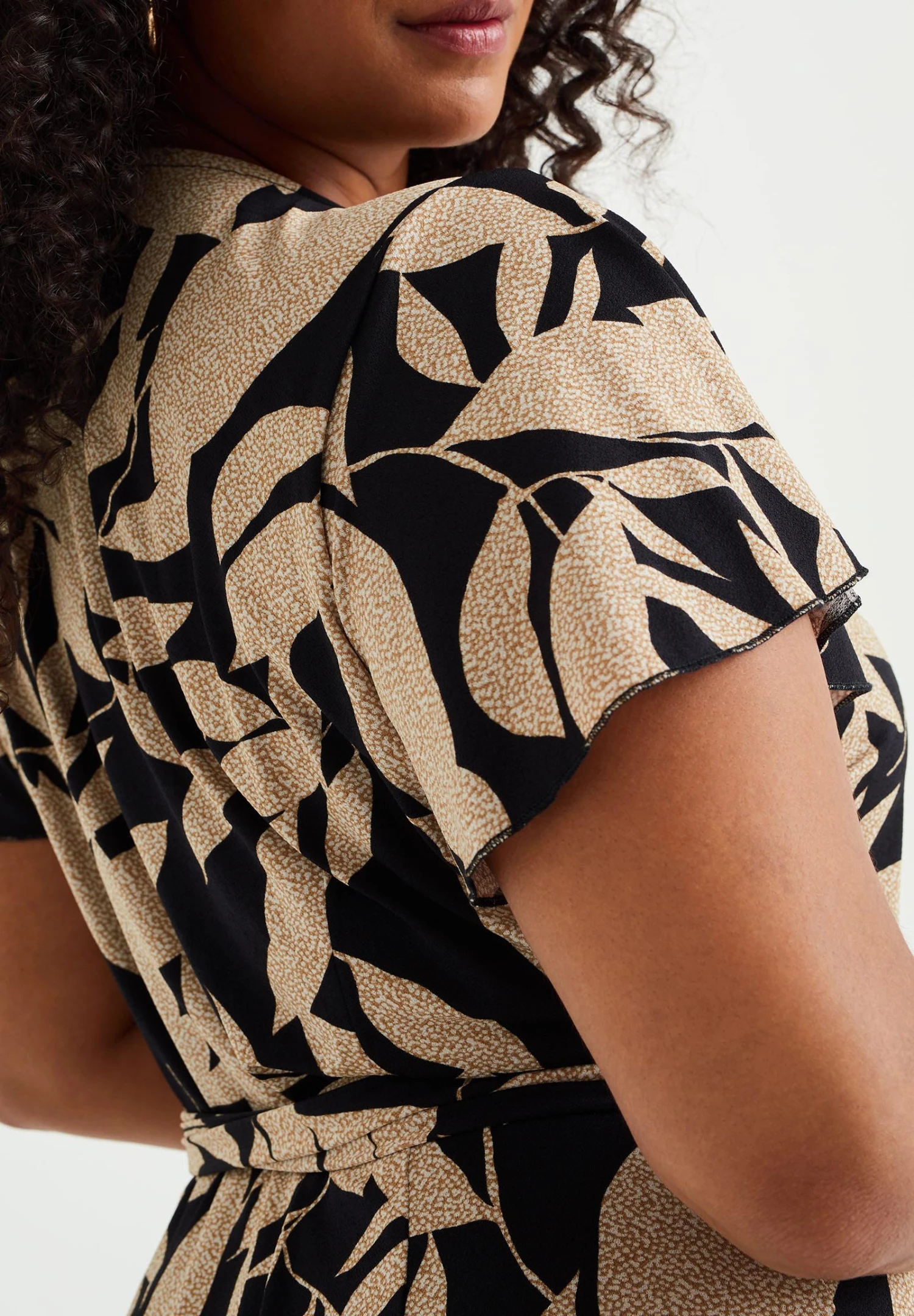 WE FASHION Curve - Robe En Jersey - Beige 5 WE FASHION Curve - Robe En Jersey - Beige – Image 3