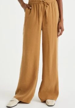 WE FASHION Relaxed Fit - Pantalon Classique - Brown