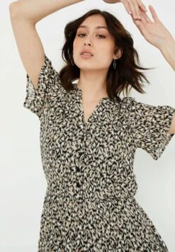 WE FASHION Met Glittergaren - Robe De Jour - Black -We Fashion Soldes Boutique aae12a7bd59a4d2aaecdf62c1a5e0f2d