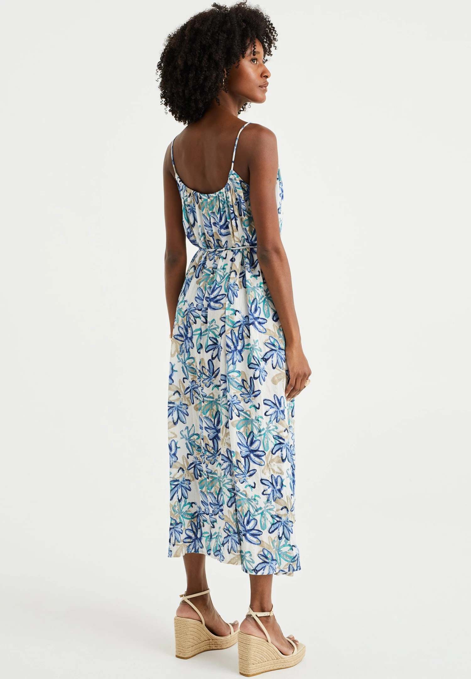 WE FASHION Met Glittergaren - Robe Longue - White 4 WE FASHION Met Glittergaren - Robe Longue - White – Image 2