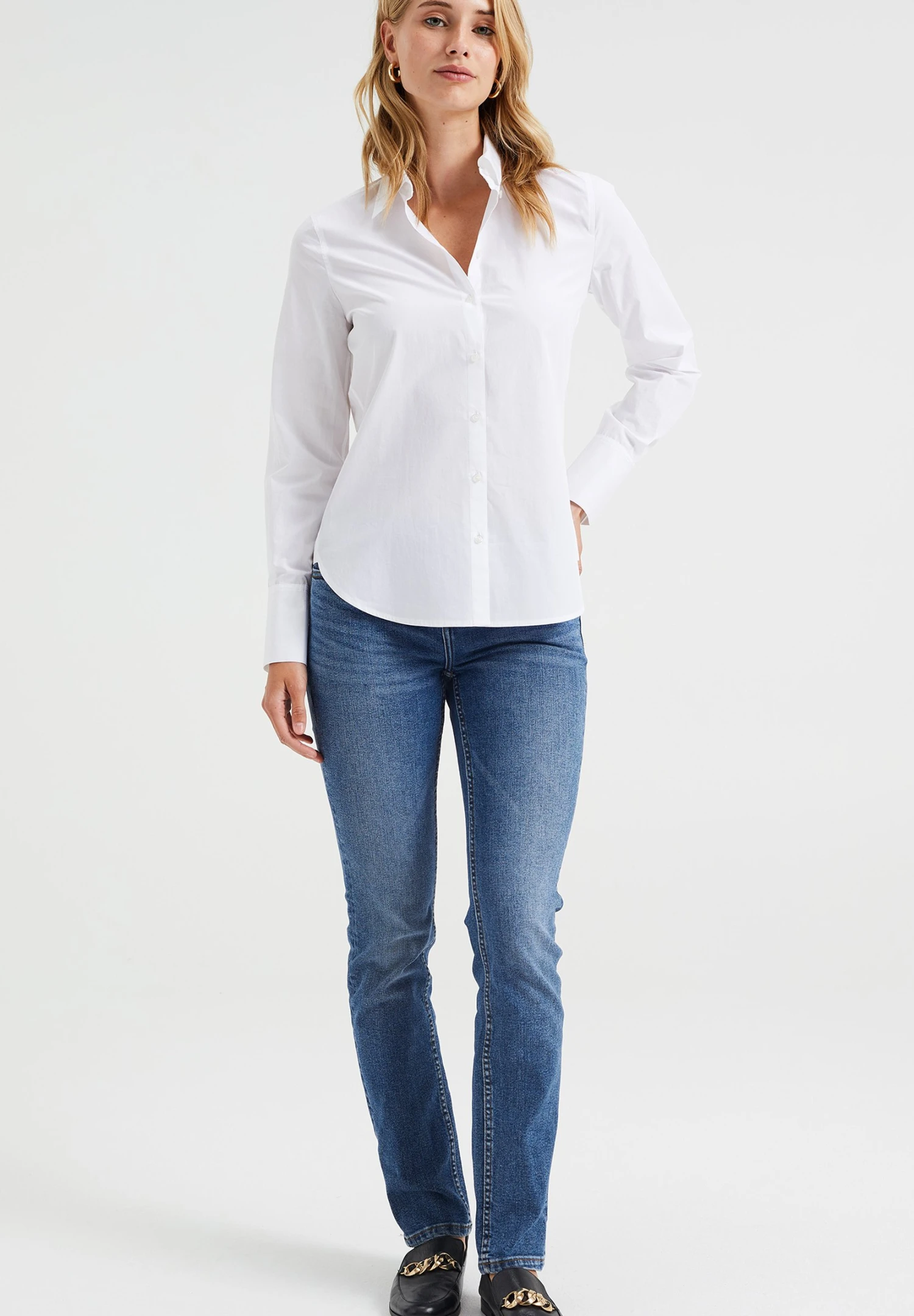 WE FASHION Chemisier - White 4 WE FASHION Chemisier - White – Image 2