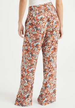 WE FASHION Met Dessin - Pantalon Classique - Brown -We Fashion Soldes Boutique accabad1b3924d298834ad514efc34ee