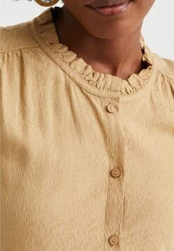 WE FASHION Met Structuur - Chemisier - Beige -We Fashion Soldes Boutique b0c805d7dabc41e28832c2295b6112cf