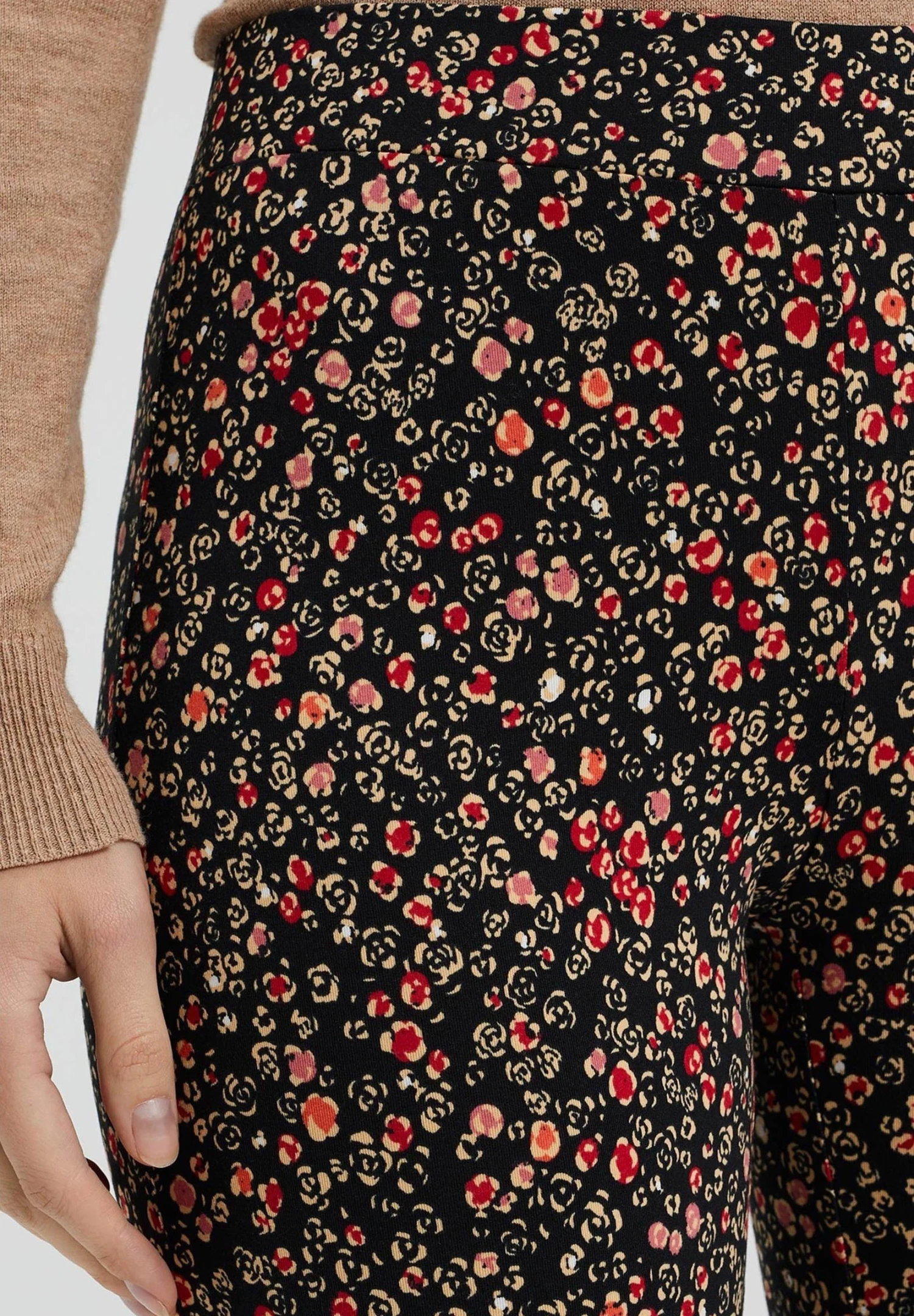 WE FASHION Flared - Collants - Black 6 WE FASHION Flared - Collants - Black – Image 4