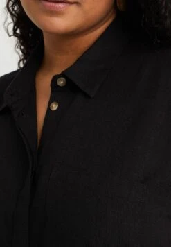 WE FASHION Curve - Robe Chemise - Black -We Fashion Soldes Boutique b486934111114116a7babd9a71bd13d4