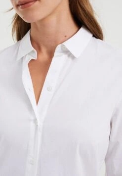 WE FASHION Relaxed Fit - Chemisier - White -We Fashion Soldes Boutique b64e56f3856148178ea1b4dee5dd9486