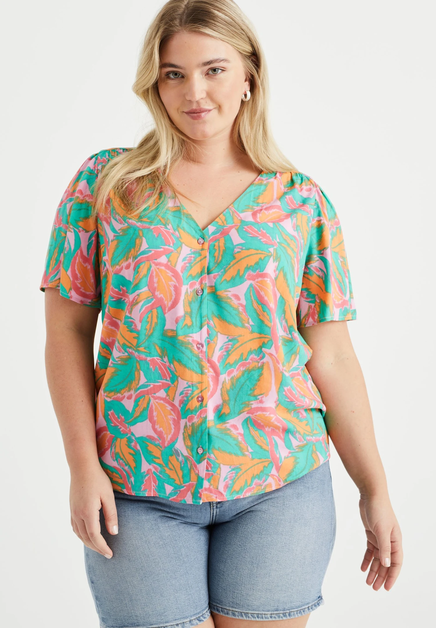 WE FASHION Met Dessin - Curve - Blouse - Multicoloured 3 WE FASHION Met Dessin - Curve - Blouse - Multicoloured