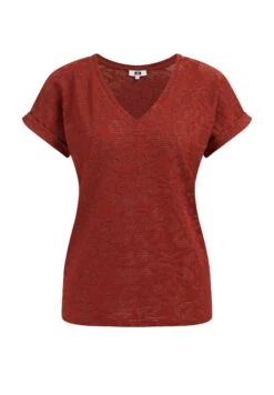 WE FASHION Met Glittergaren - T-Shirt Imprimé - Brown -We Fashion Soldes Boutique b8093369c0ce4e1aa46b5ebef086bf78