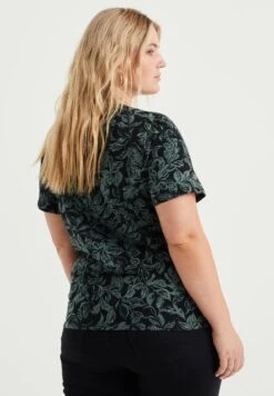 WE FASHION Curve - T-Shirt Imprimé - Green -We Fashion Soldes Boutique b9729c466a9449589950ed39bd64e7f5