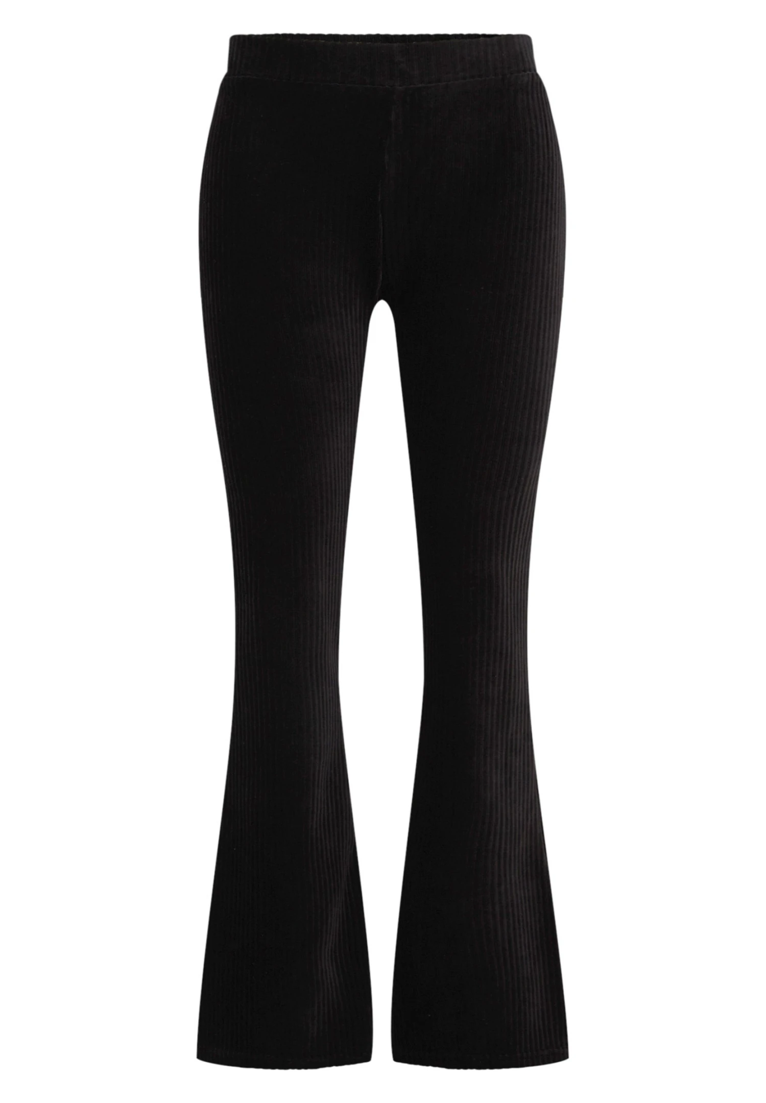 WE FASHION Flared Van Ribstof - Curve - Pantalon Classique - Black 7 WE FASHION Flared Van Ribstof - Curve - Pantalon Classique - Black – Image 5