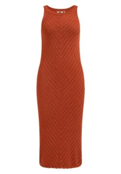 WE FASHION Met Glittergaren - Robe Fourreau - Brown -We Fashion Soldes Boutique bbfa9a0a7a0d4bee8db9d28215bfedc5