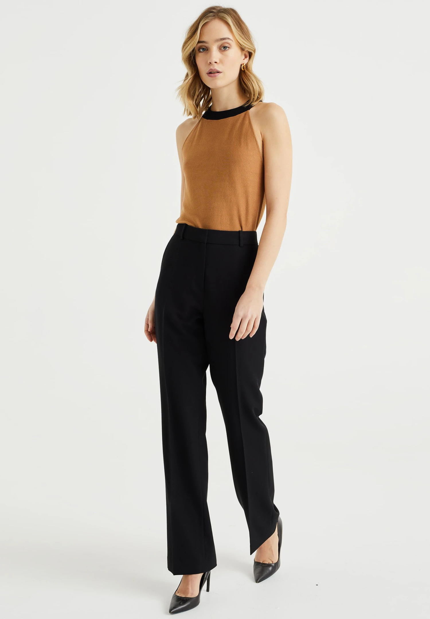 WE FASHION Débardeur - Brown 4 WE FASHION Débardeur - Brown – Image 2