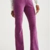 WE FASHION Flared - Pantalon Classique - Violet -We Fashion Soldes Boutique bd9247693df84d31a539b5515a97d411