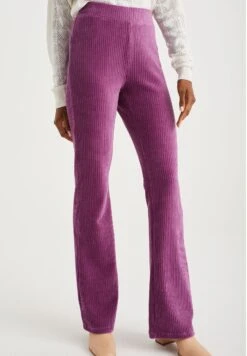 WE FASHION Flared - Pantalon Classique - Violet